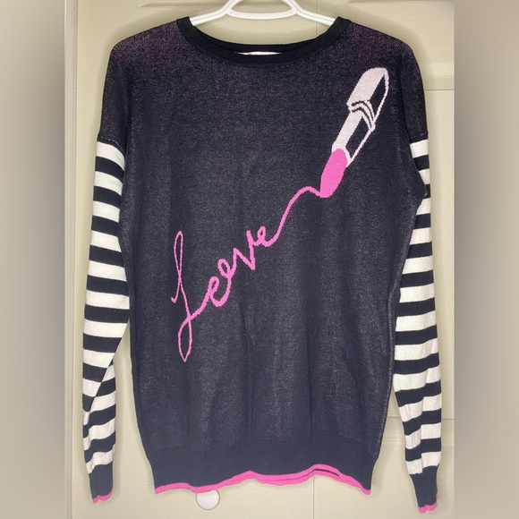 2/$25 Bianca Nygard Sweater ‘Love’ - Picture 1 of 3
